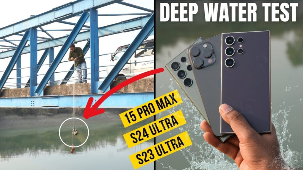 iPhone 15 pro max vs Samsung s24 ultra Water test