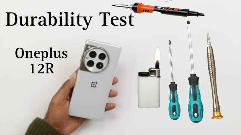 Oneplus 12R Durability Test