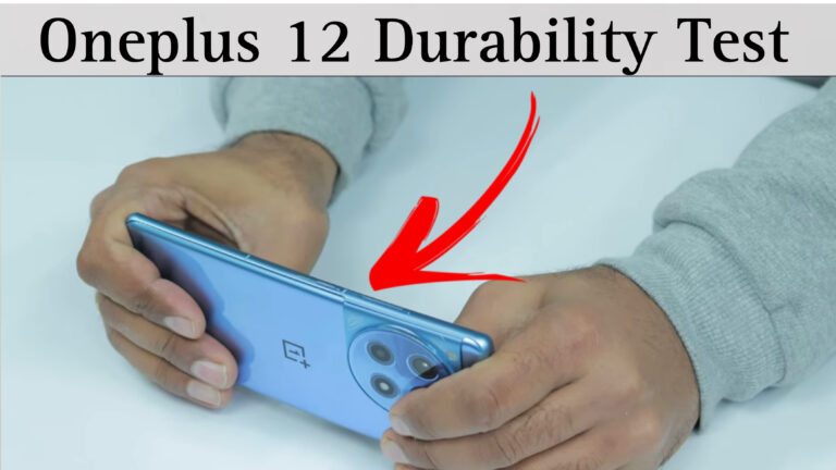 Oneplus 12 Durability Test